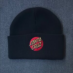 Santa Cruz Black Beanie